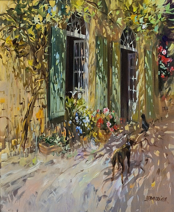 Devant le Mas by Laurent Parcelier