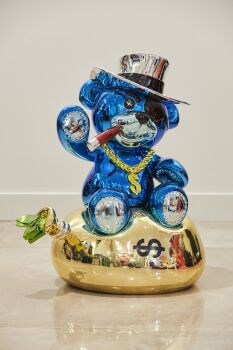 Cohiba Bear Blue by Diederick Van Apple