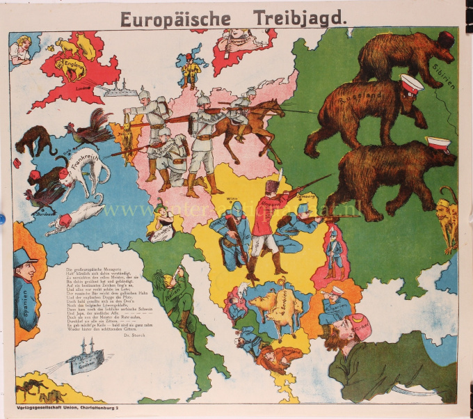 European hunting party] by Artista Sconosciuto