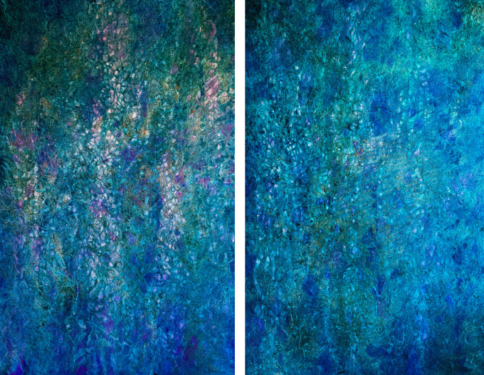 Jacaranda I & II by Ron Mills