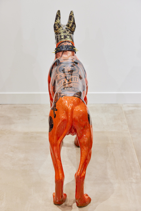 LV Red Danish Dog by Ghost Art
