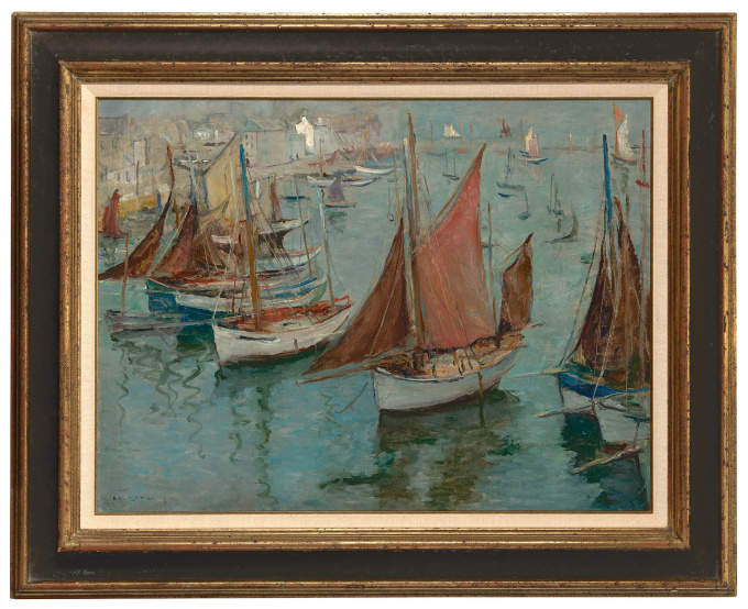 Franse vissershaven by Maurice Goth