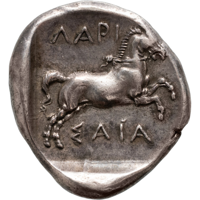 AR drachm, Thessaly, Larissa by Artista Sconosciuto