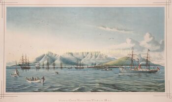 Cape Town, Table Bay - Ernst Kaufmann, 1886 by Artista Sconosciuto