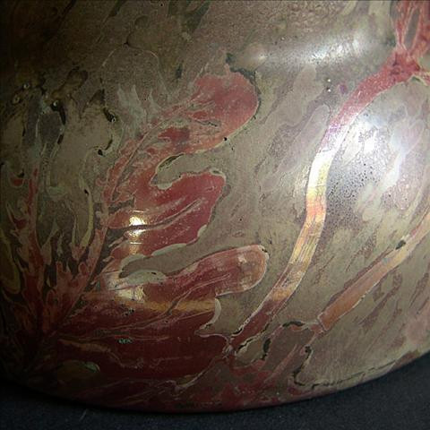 Ceramic vase art nouveau by Keller & Guerin