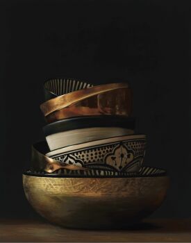 Stapel schalen I by Heidi von Faber