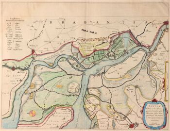 Brabant by Willem Janszoon Blaeu
