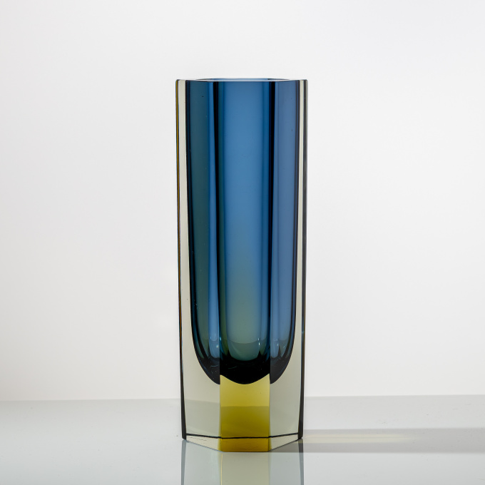 A glass Art-Object “Pilari” (Pilar), Model KF 249 – Nuutajärvi-Notsjö, Finland 1965 by Kaj Franck