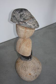 Neanderthaler man granit by Ton Kalle