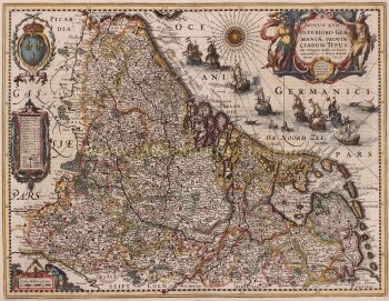 Seventeen Provinces - Pieter van den Keere, 1622 by Pieter Keere