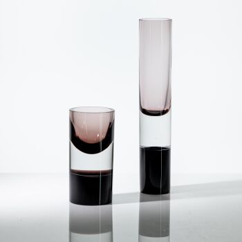 Two rare Art-objects, model 3585 & 3586 – Iittala, Finland by Tapio Wirkkala