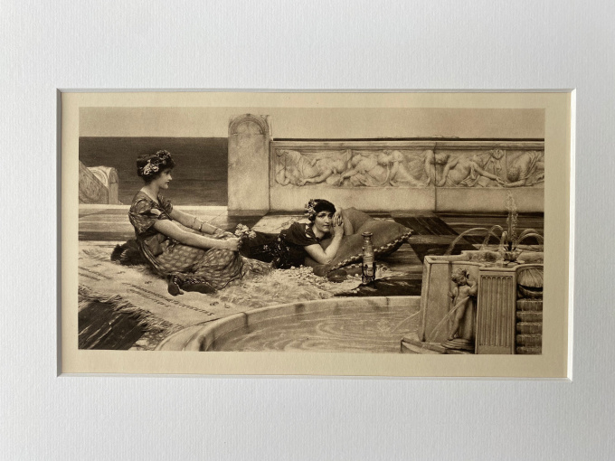 Love in Idleness  by Lawrence Alma-Tadema