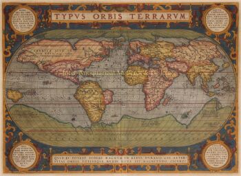 World Map by Abraham Ortelius