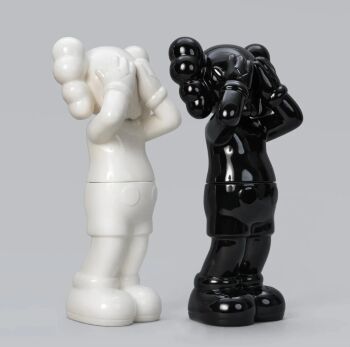 Holiday UK Ceramic Container Black by KAWS