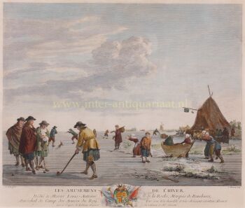 Kolf on the Haarlemmermeer - after Adriaen van de Velde, ca. 1770 by Unbekannter Künstler