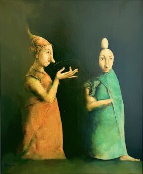Deux Magiciens by Georges Mazilu