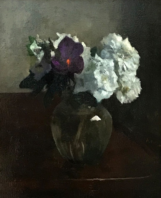 Vaas bloemen by Hein Kever