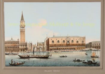 19th century view of Venice by Eugenio Testolini