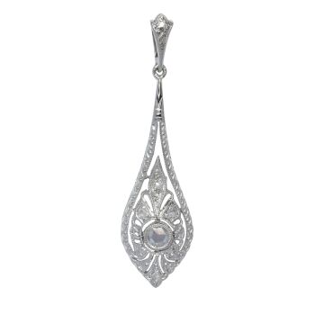 Vintage 1920's Belle Epoque / Art Deco diamond pendant by Unknown artist