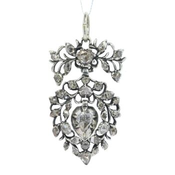 Antique Flemish diamond heart pendant circa 1700 by Unbekannter Künstler