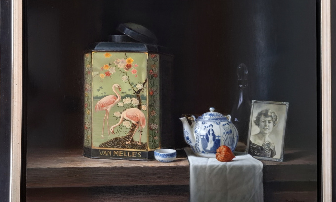 Van Melle toffees with cranes by Peter van den Borne