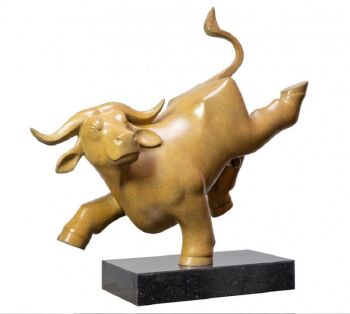 Lente stier no. 2 by Evert den Hartog