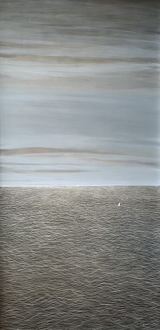 Vertical Blue by Louis Blondiau