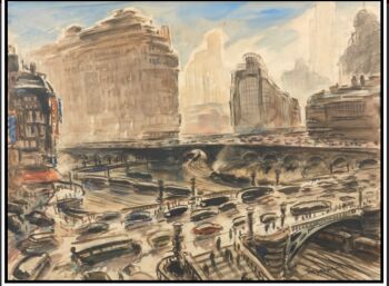The new city by Jan Sluijters jr.