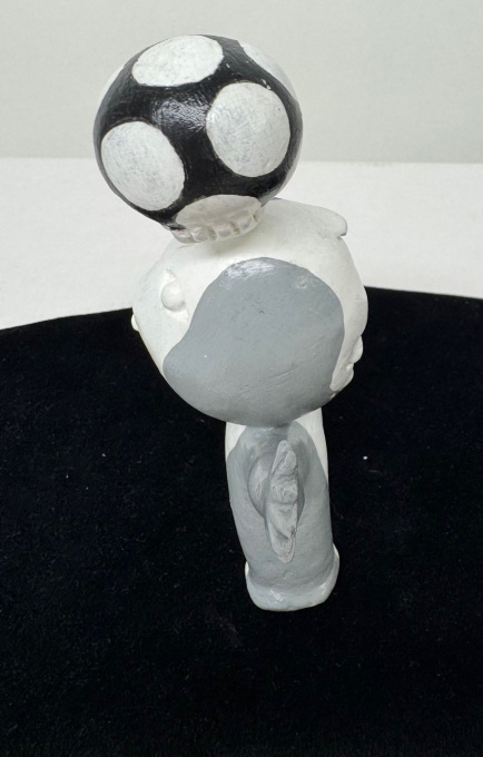 Zeer zeldzaam kunstwerkje van Ripollès "Le Joueur de Foot" by Juan Ripollés