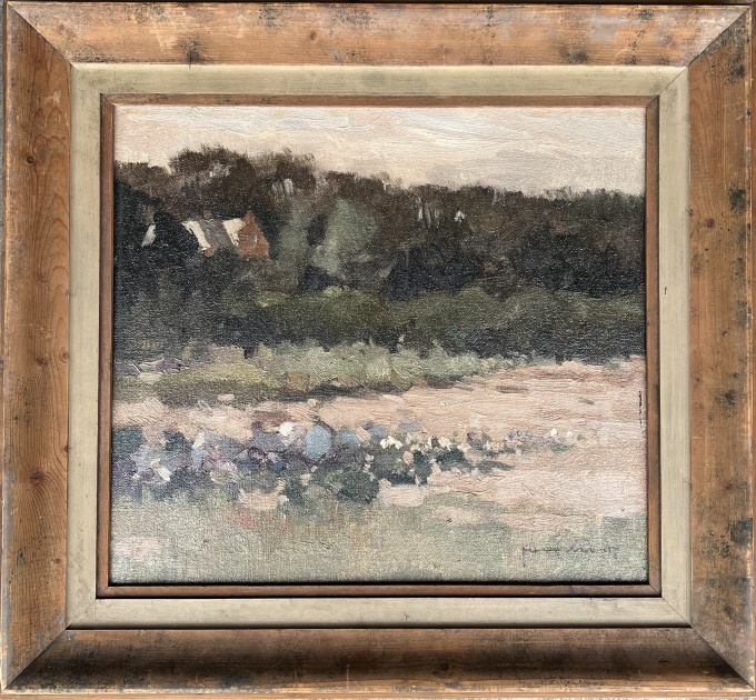 Huis aan de rand van de hei by Joop Kropff