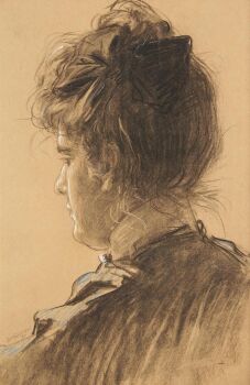 Zijn zuster Antje by Leo Gestel