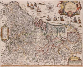 Seventeen Provinces  by Willem Janszoon Blaeu