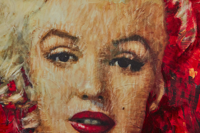 Marilyn Monroe Red by Peter Donkersloot
