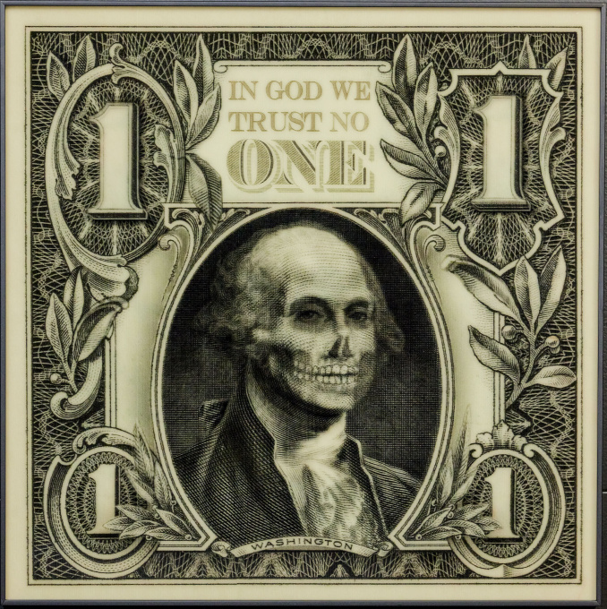 In god we trust no one by James Chiew