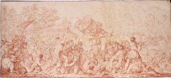 Victory of the Veronese over the Gardesans - Gaetano Zancon after Bruzasorzi, end 18th century by Unknown artist