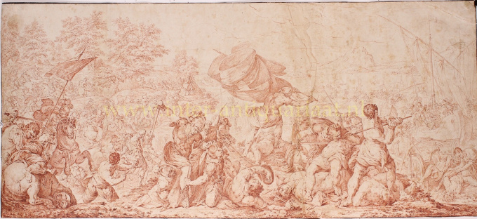 Victory of the Veronese over the Gardesans - Gaetano Zancon after Bruzasorzi, end 18th century by Artista Desconhecido