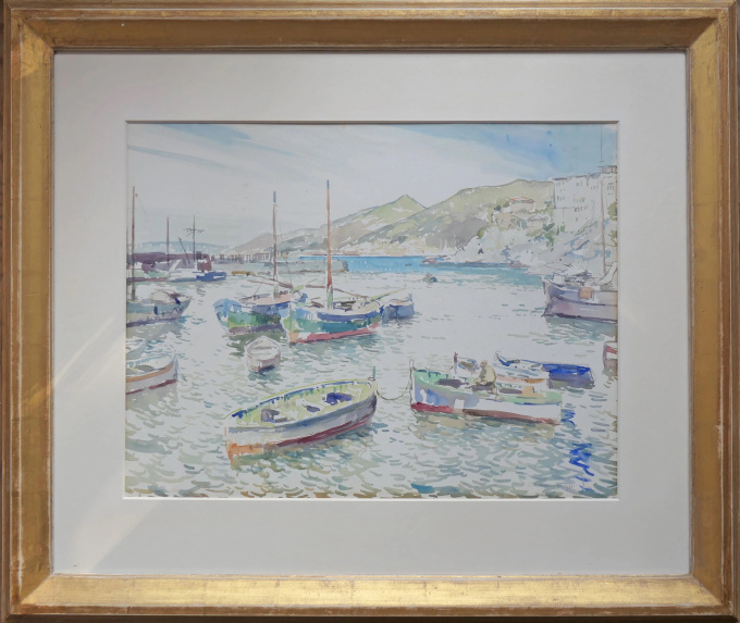Haven St. Tropez by Cornelis Vreedenburgh