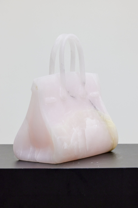 Pink Onyx Marble Bag by Phantom Art