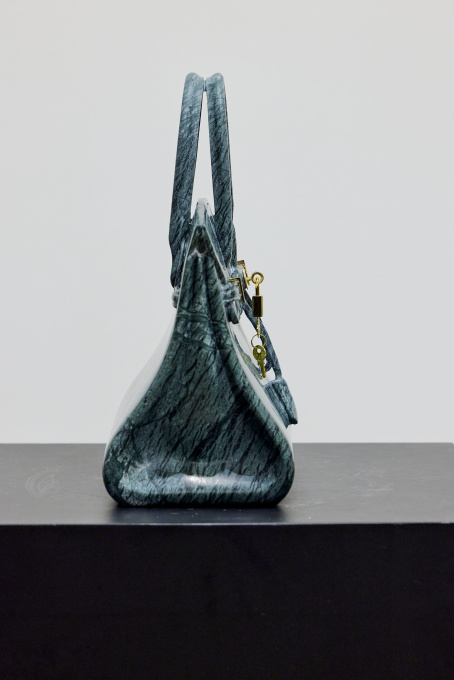 Green Marble Bag II by Phantom Art
