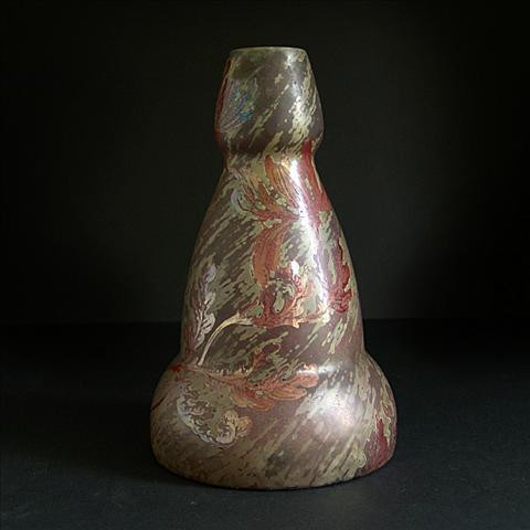 Ceramic vase art nouveau by Keller & Guerin