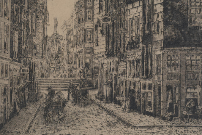 Bagijnenstraat, Centrum Rotterdam by Eugène Rensburg
