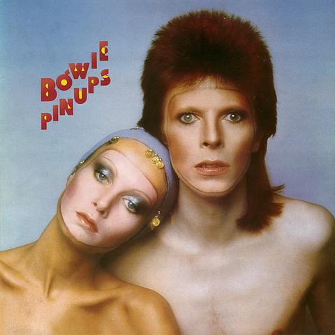 David Bowie and Twiggy - for the cover of his album Pin Ups by Justin de Villeneuve