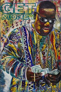 Notorious BIG get money by Art by Son