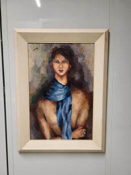 The Blue Shawl by Georges Carrey