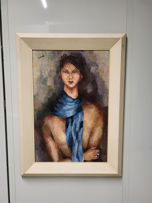 The Blue Shawl by Georges Carrey
