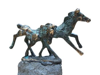 Twee Paarden by Jits Bakker