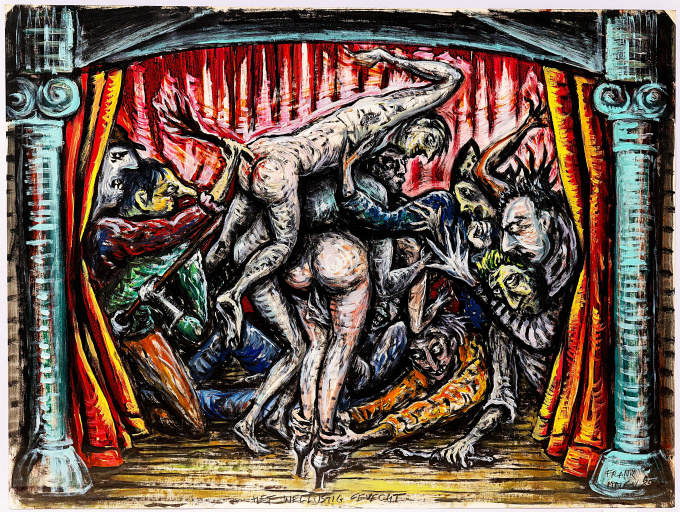 'Het wellustig gevecht' by Frank Mahieu