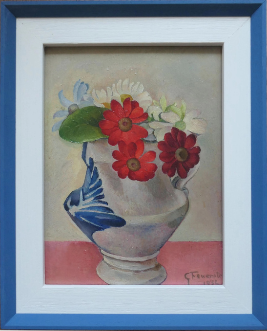 Bloemstilleven by Greet Feuerstein