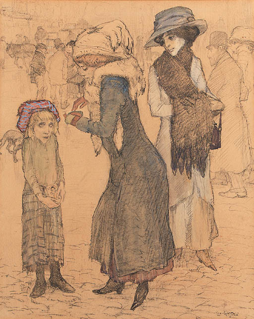 Asking for Alms by Leo Gestel