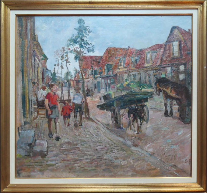 Italiaanse Zeedijk te Hoorn by Carl Fahringer